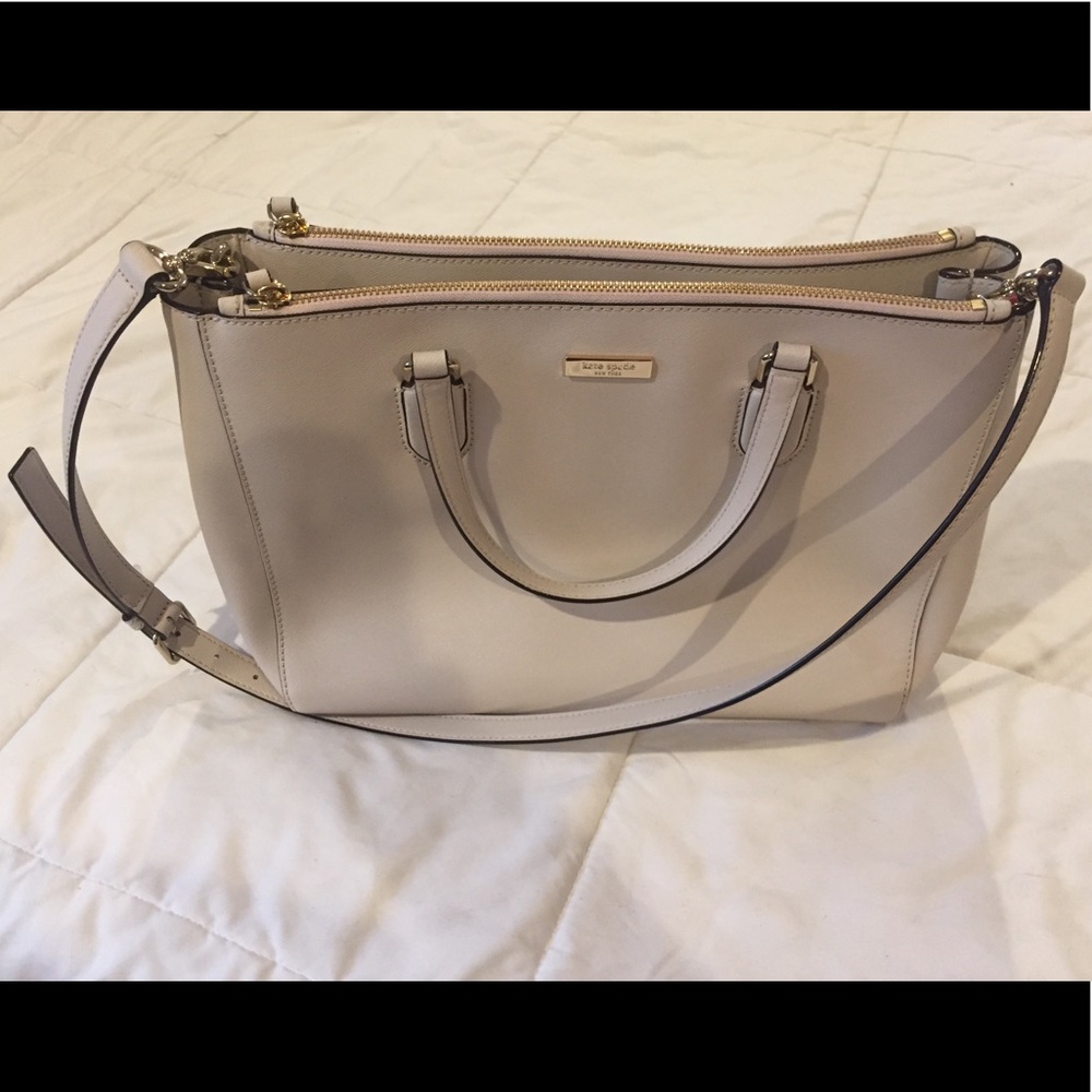 Kate Spade Laurel Way Leighann Bag (Pumice)